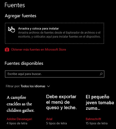 cambiar letra windows