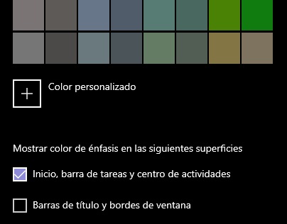 poner color a la barra de tareas