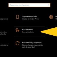 menu idioma configuracion