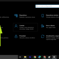 menú sistema windows